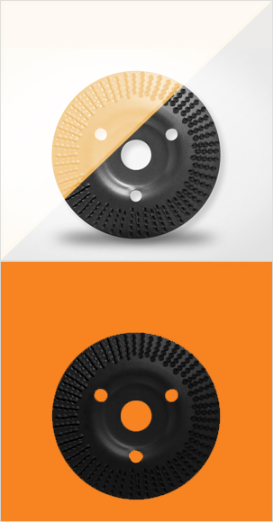 ANGLED RASP WHEEL - A
